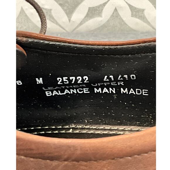 Bostonian Brown Leather Lace Up Dressy Derby Oxford Shoe Men 8M - Picture 11 of 11